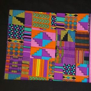 Kente Print Headwrap measures 15x74